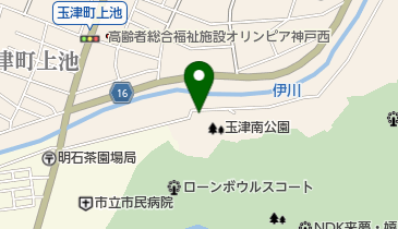 玉津南公園の地図画像