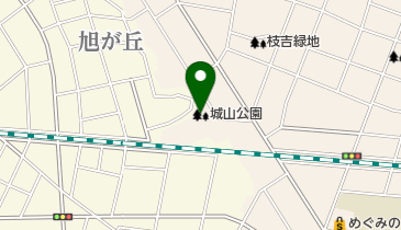 城山公園の地図画像