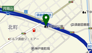 天井川公園の地図画像