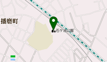 石ケ池公園の地図画像