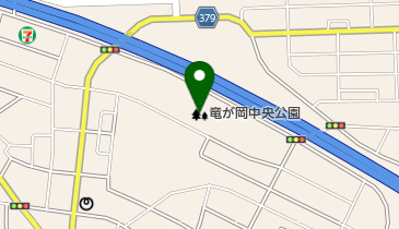 竜が岡中央公園の地図画像