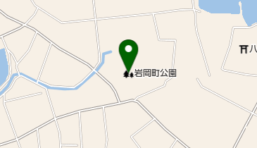 岩岡町公園の地図画像