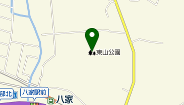 東山公園の地図画像