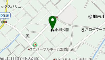 小柳公園の地図画像