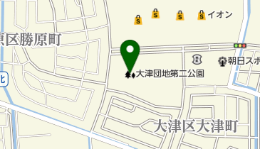 大津団地第二公園の地図画像
