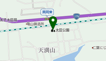 太田公園の地図画像