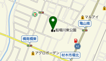 船場川東公園の地図画像