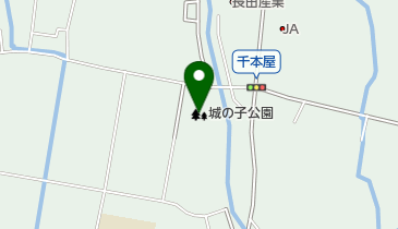 城の子公園の地図画像