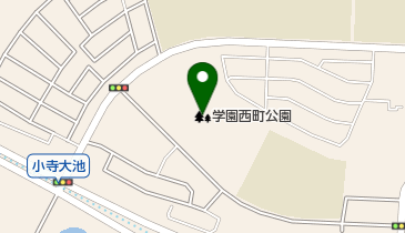学園西町公園の地図画像