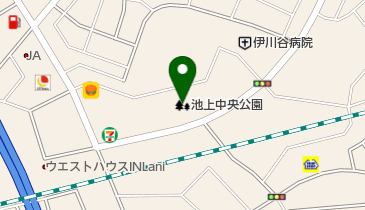 池上中央公園の地図画像