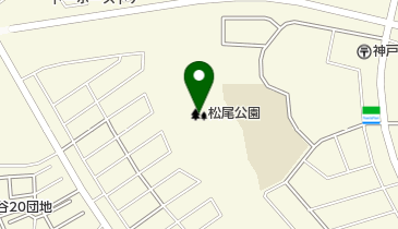 松尾公園の地図画像