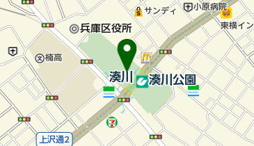 湊川公園の地図画像