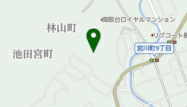 西山公園の地図画像