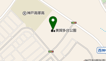 美賀多台公園の地図画像