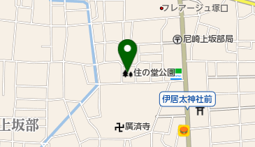 住の堂公園の地図画像