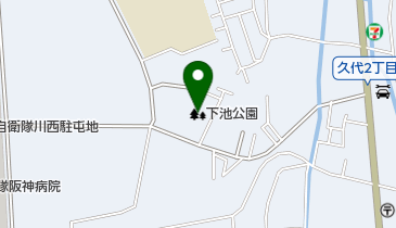 下池公園の地図画像