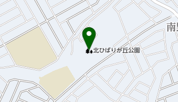 北ひばりが丘公園の地図画像