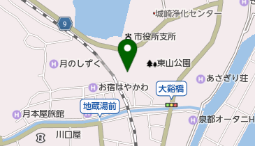東山公園の地図画像