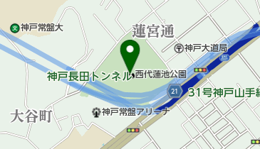 西代蓮池公園の地図画像