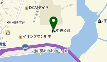 中央公園の地図画像