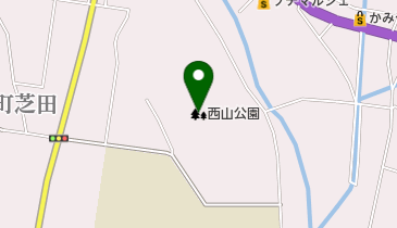 西山公園の地図画像