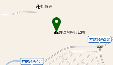 井吹台谷口公園の地図画像