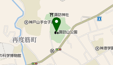 諏訪山公園の地図画像