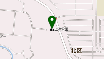 上津公園の地図画像