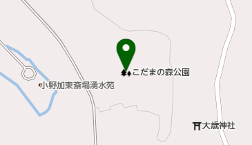 こだまの森公園の地図画像
