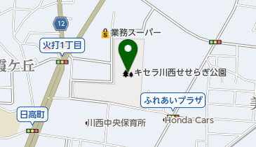 中央公園の地図画像