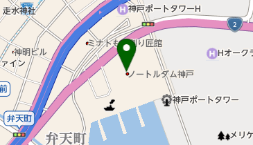 ノートルダム神戸の地図画像