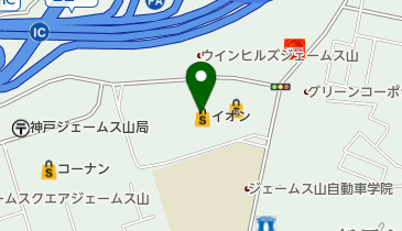 イオンジェームス山店の地図画像