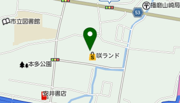 イオン山崎店の地図画像