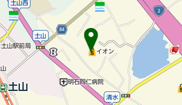 イオン土山店の地図画像
