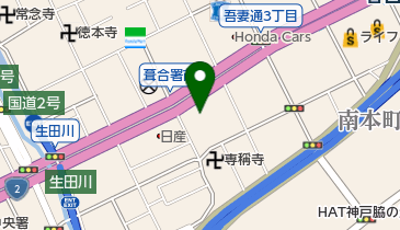 ボルボ・カー神戸の地図画像