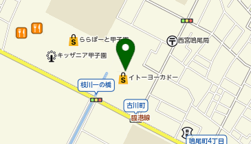 甲子園ロフトの地図画像