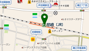 3COINS尼崎駅店の地図画像