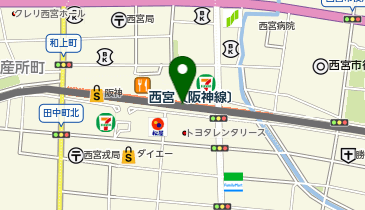 3COINSエビスタ西宮店の地図画像