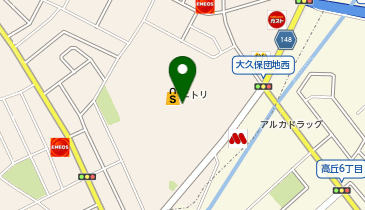 セカンドストリート大久保インター店の地図画像
