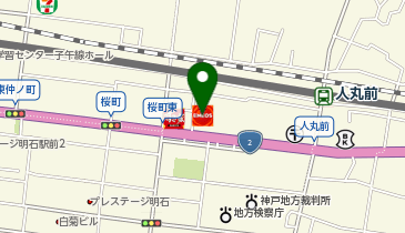 ニコニコレンタカー明石天文町店の地図画像