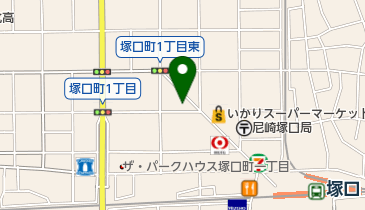 快活CLUB阪急塚口駅前店の地図画像