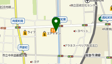 ライザップ西宮北口店の地図画像