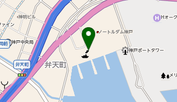 みなとオアシスKOBEの地図画像