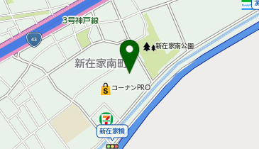 ラ・ムー神戸灘店の地図画像