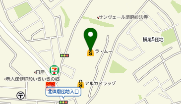 ラ・ムー北須磨店の地図画像