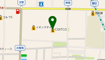 COSTCO尼崎倉庫店の地図画像