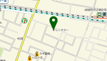 Fレンタカー姫路店の地図画像