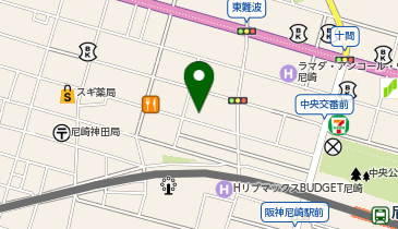 カフェ・ベローチェ尼崎神田中通店の地図画像