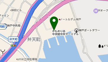 みなとオアシスKOBEの地図画像