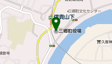 三郷町役場の地図画像